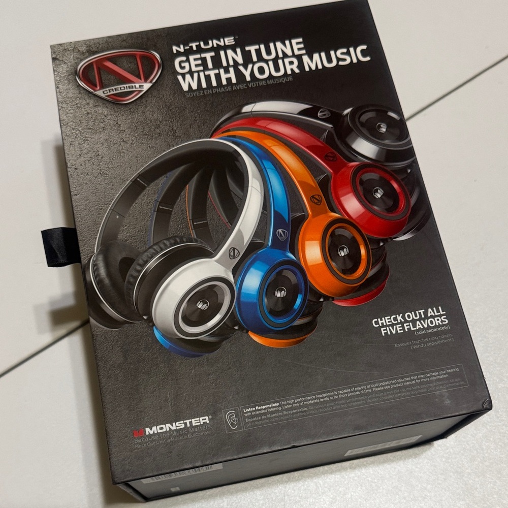 Monster N-Tune Headphones - White